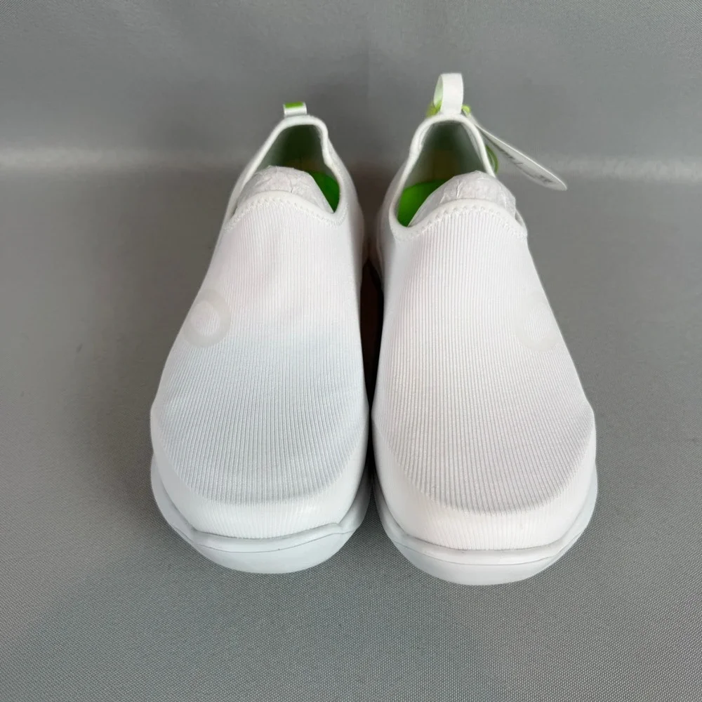 Oofos OOmg Sport Recovery Sneakers Womens 9 White Slip-On Lightweight Shoes NIB